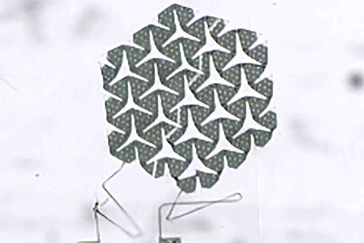 Microscale kirigami robot