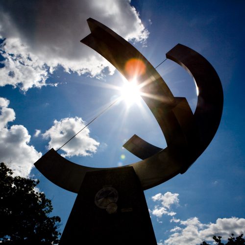 The Sundial on the Engineering Quad