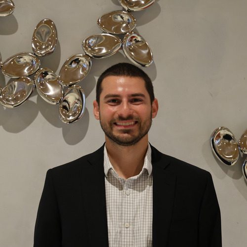 Smiling man in a suit