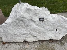 White triangle marble