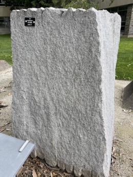 Light gray square column