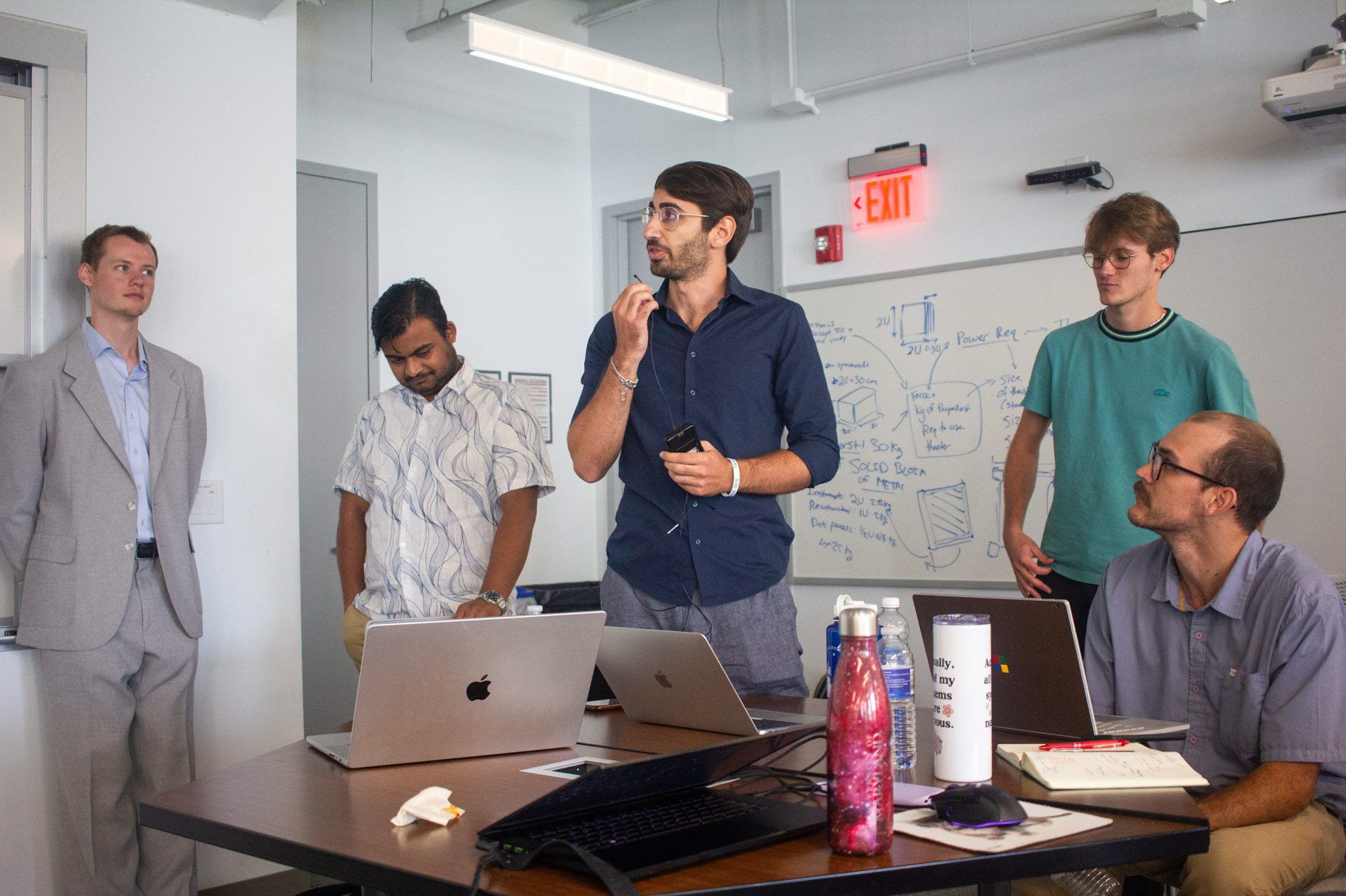 Students present during Cornell SmallSat Mission Design School