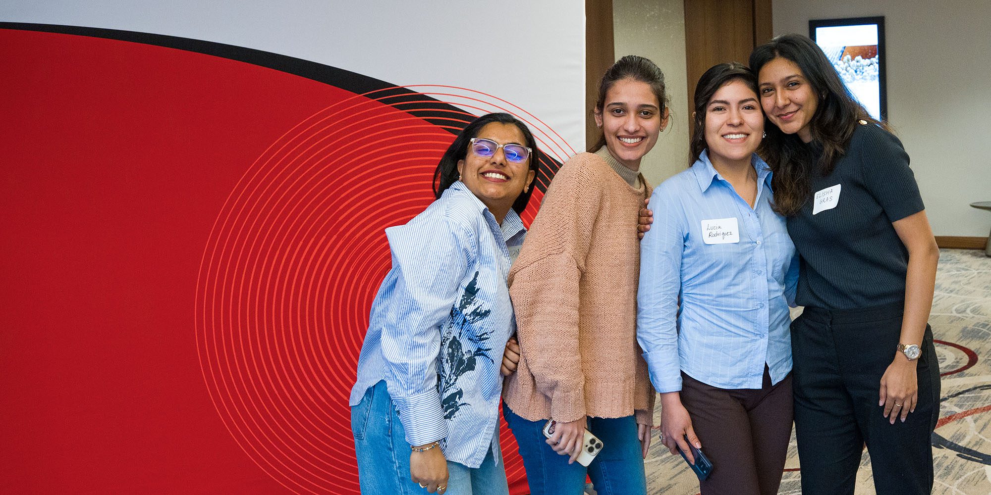 Engineering management students and alumni gather for a luncheon