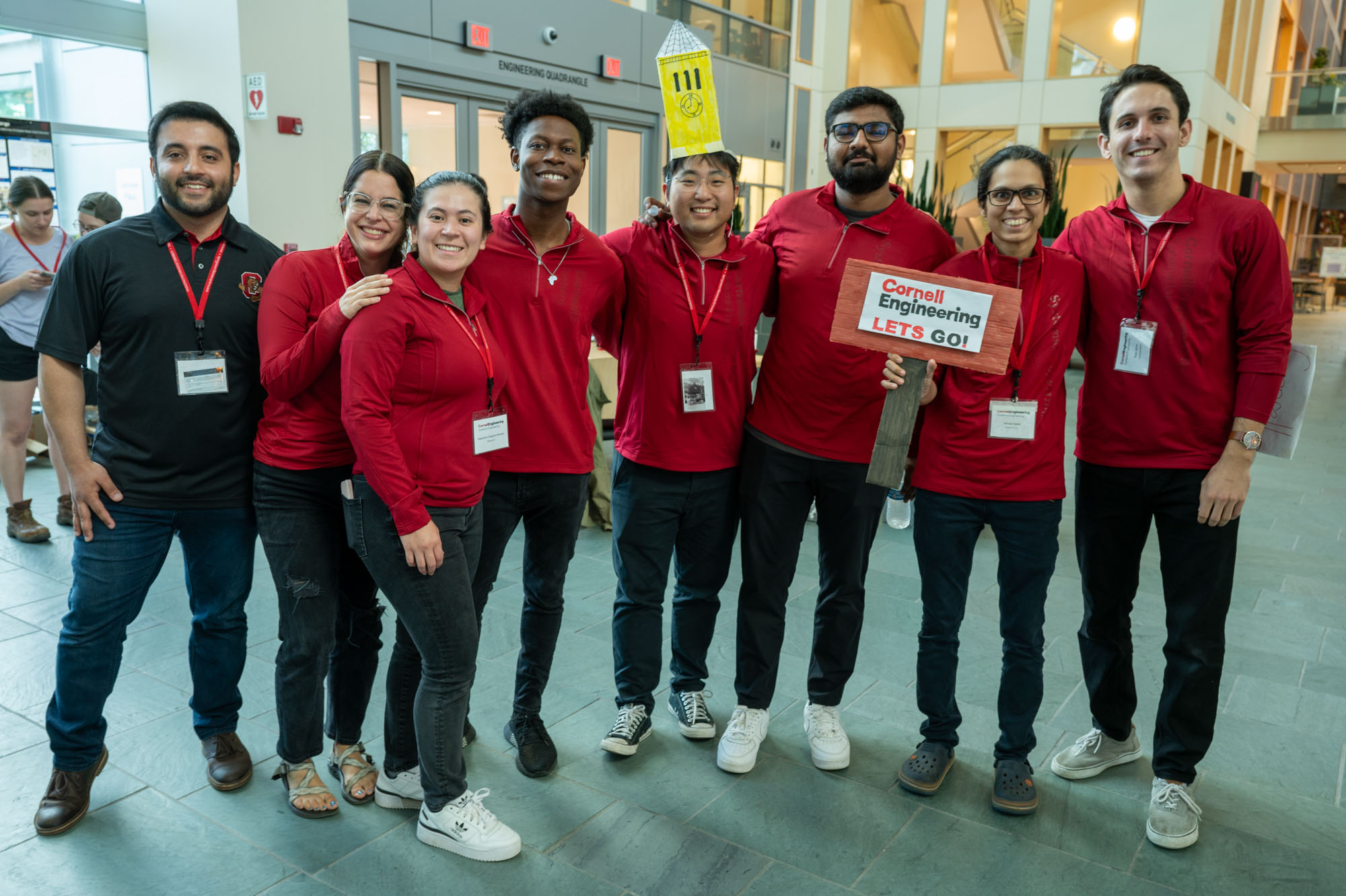 Distance learning students at the Systems 5920 robotics competition
