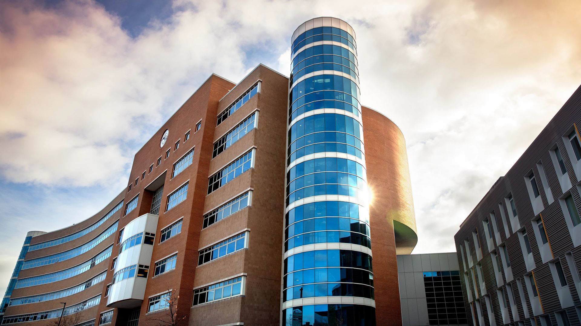 Rhodes Hall and Upson Hall at Cornell Engineering