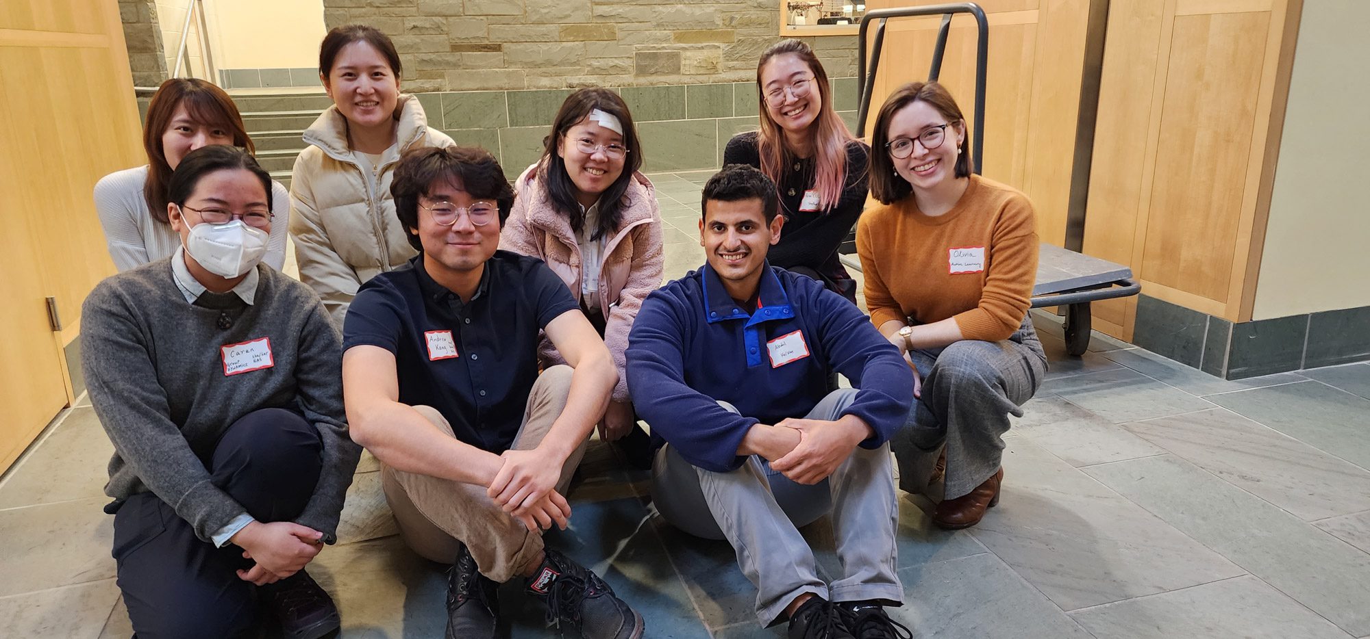 A group of peer educators