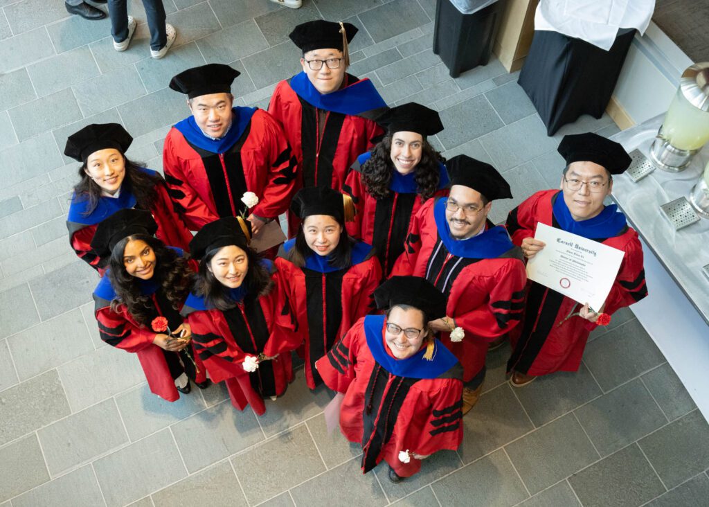 Students at the Materials Science and Engineering Commencement Ceremony