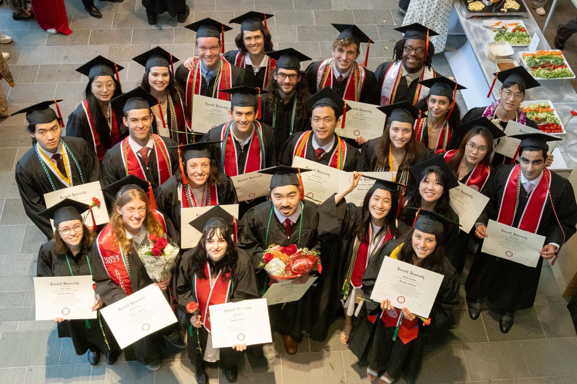 Students at the Materials Science and Engineering Commencement Ceremony