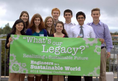 The first American chapter for Engineers for a Sustainable World, established in 2001 at Cornell