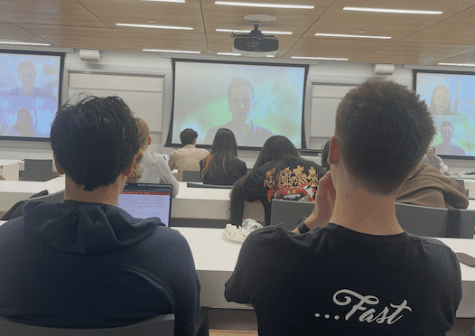 Attendees at the April 27 alumni career panel hosted by ORIE