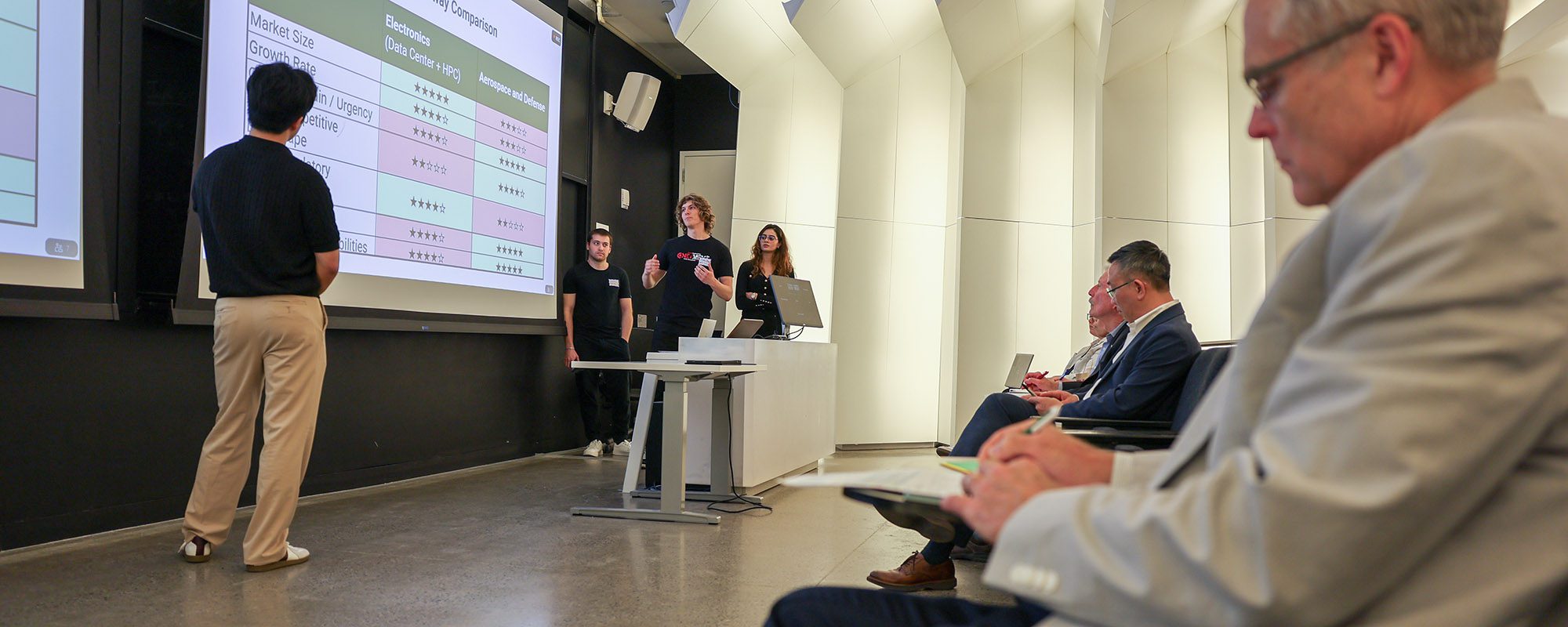Student present during Innovation Competition