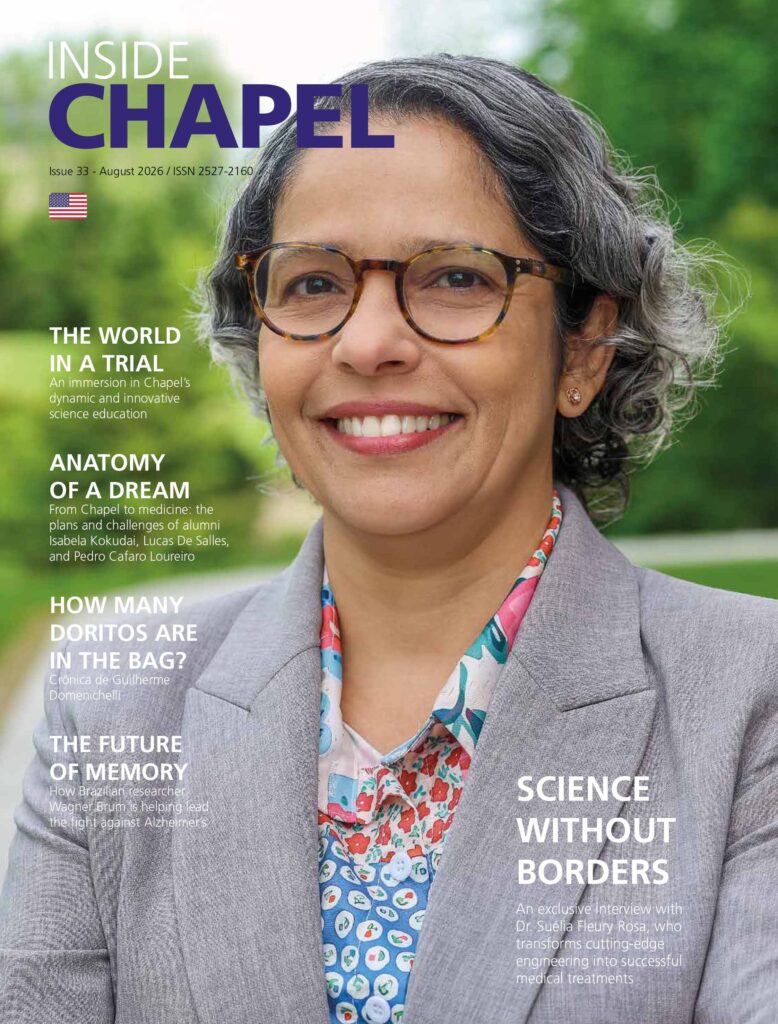 Suelia Fleury Rosa on cover of Inside Chapel magazine.