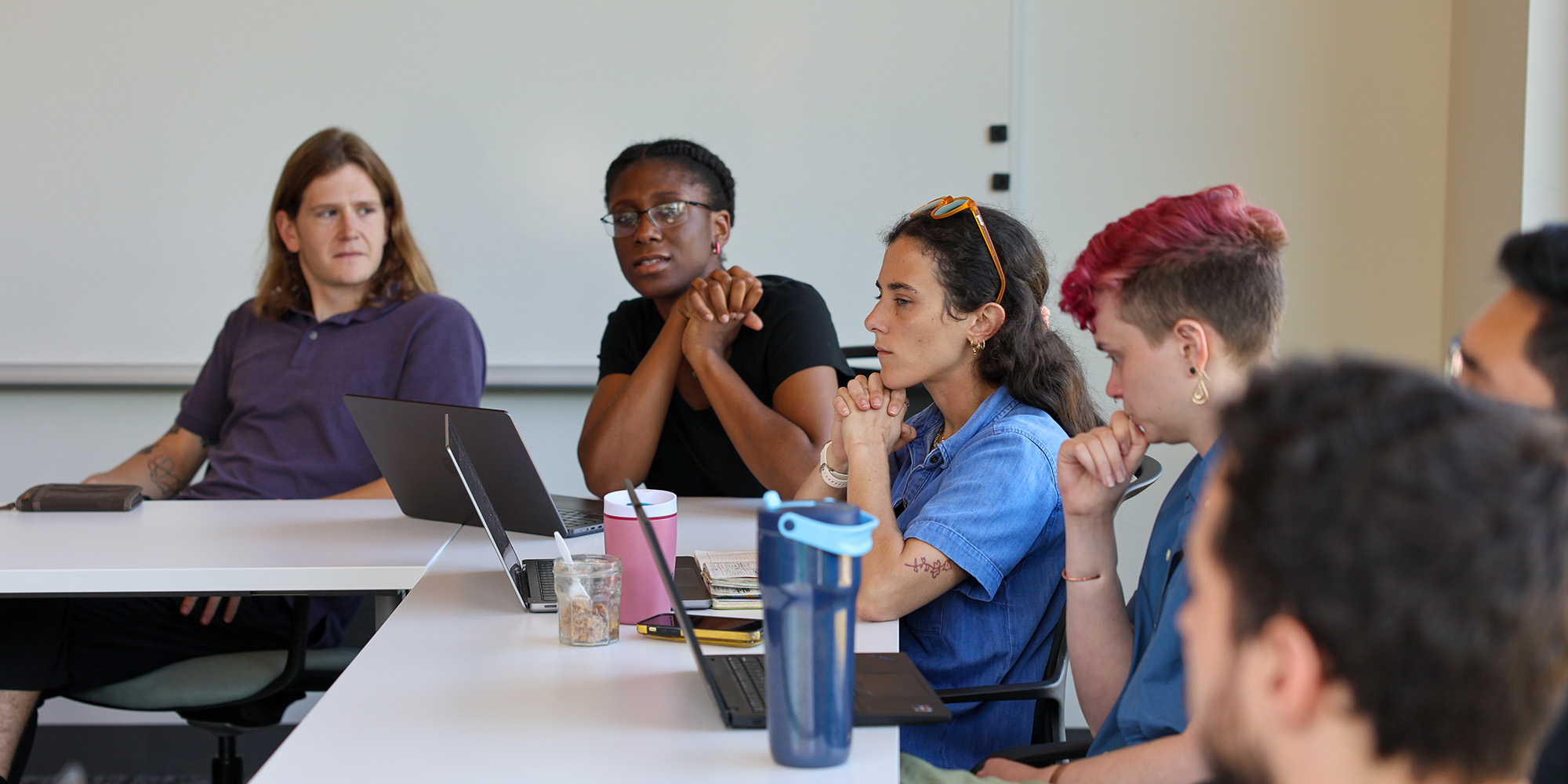 Group discussion during a seminar