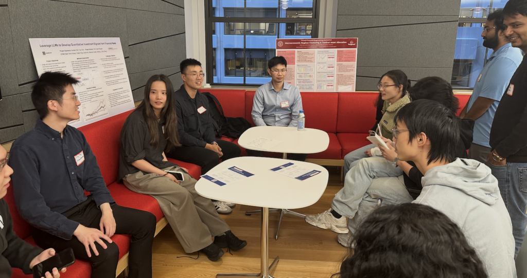 Students and alumni of Cornell Financial Engineering Manhattan participate in a Round Robin evening of alumni-student engagement.